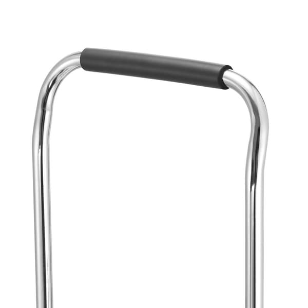 HIGHER® Lättvikts aluminium vagn - 150kg kapacitet, teleskopisk plattform, PU-hjul - Perfekt för DIY & hemma