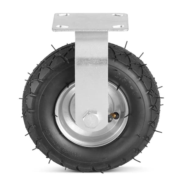 Högre tung transportvagn - 500kg kapacitet, stålram, luftdäck