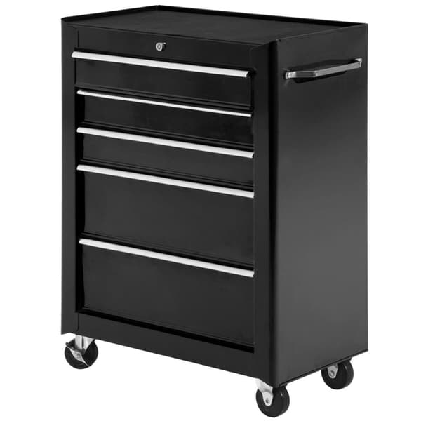 Rootz Rolling Steel -työkaluvauva - Työpajakoru - Työkalun tallennus - Lukittava 2 näppäintä - 61,5 x 33 x 82,5 cm - liukumaton suojaus