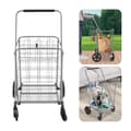 Pikkukuva 1 / 4: Kaksinkertainen ostoskärry, 50 kg kuormituskapasiteetti, ergonominen muotoilu