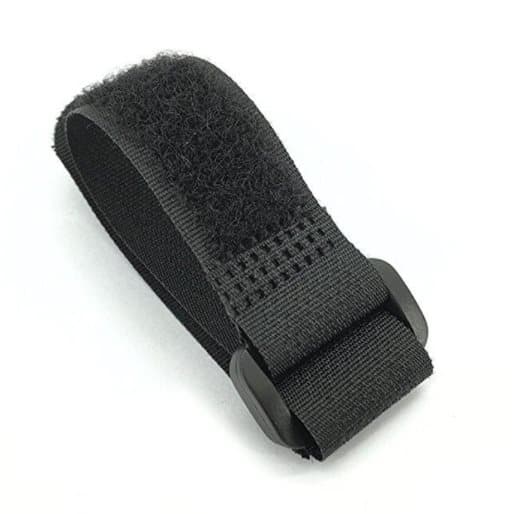 Buntebånd med borrelås 10-pack Black