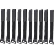Buntebånd med borrelås 10-pack Black