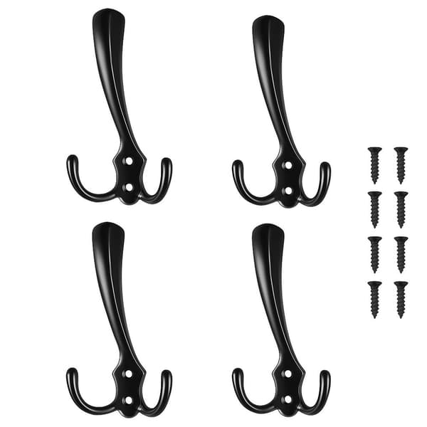 4-Pack - Trippel-vägghängare / Väggkrokar - Klädhängare