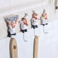 Miniatyrbild 4 av 5: 4st/set kreativ tecknad kockformad krok i rostfritt stål, krok för heminredning
