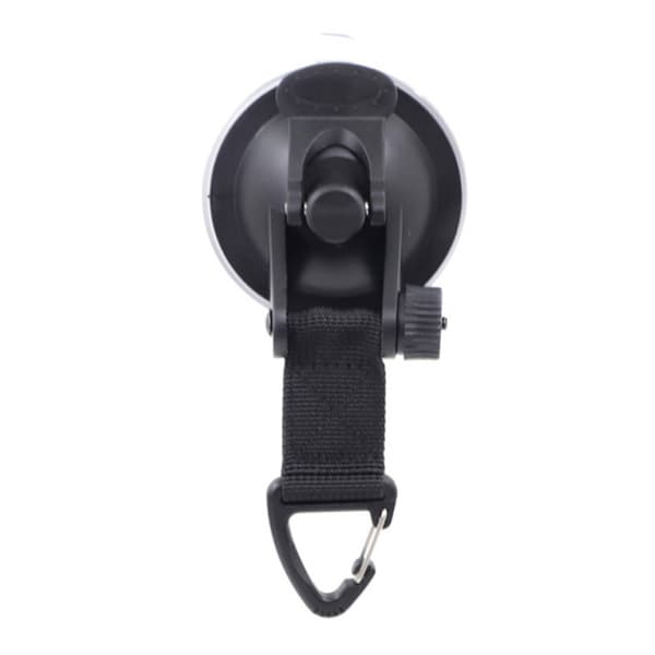 INF 4-pack krokar med sugpropp och triangelspänne för husbil/biltält/camping Svart
