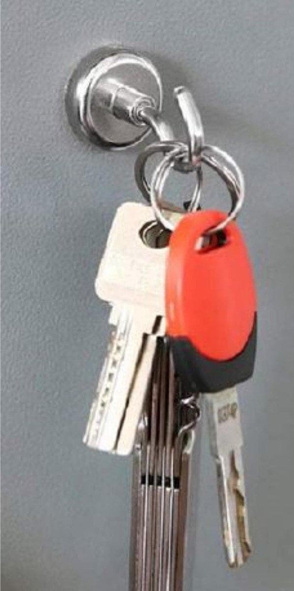 2-Pak - Magnet med Krog / Magnetkrog - 12kg