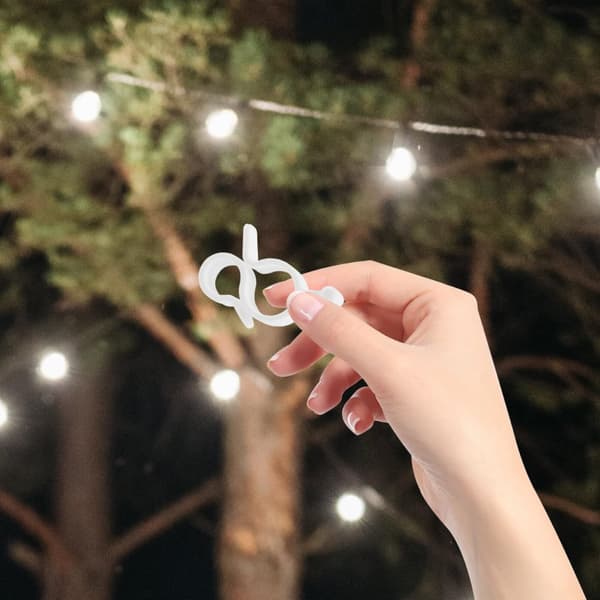 INF Standard förtältklämma för Rope Light 10-pack