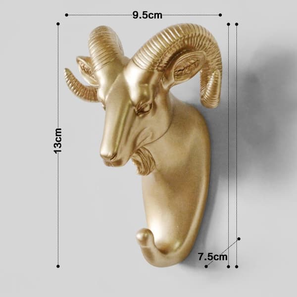 INF No-Drill selvklebende veggkrok goat