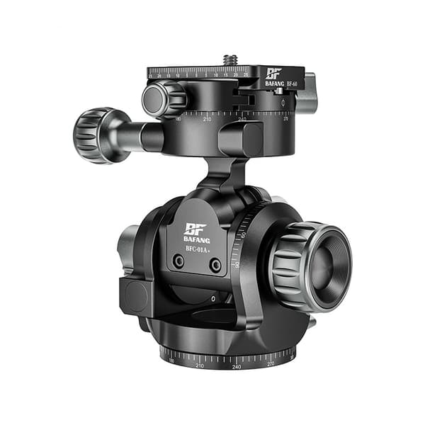 INF Växlat stativhuvud med snabbkopplingsplatta Bubble Level 360º Dubbel panoramautsikt för kraftiga stativ Monopods Kameraskjut