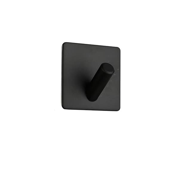 INF Osynliga självhäftande krokar Fyrkantiga väggkrokar i rostfritt stål (4-pack) 0