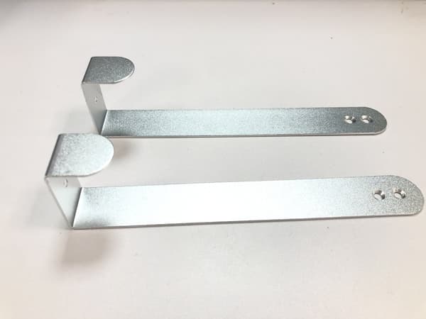INF Klærkrok i aluminium, over døren