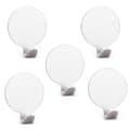 Miniatyrbild 1 av 2: INF Självhäftande Runda Väggkrokar, 5-pack