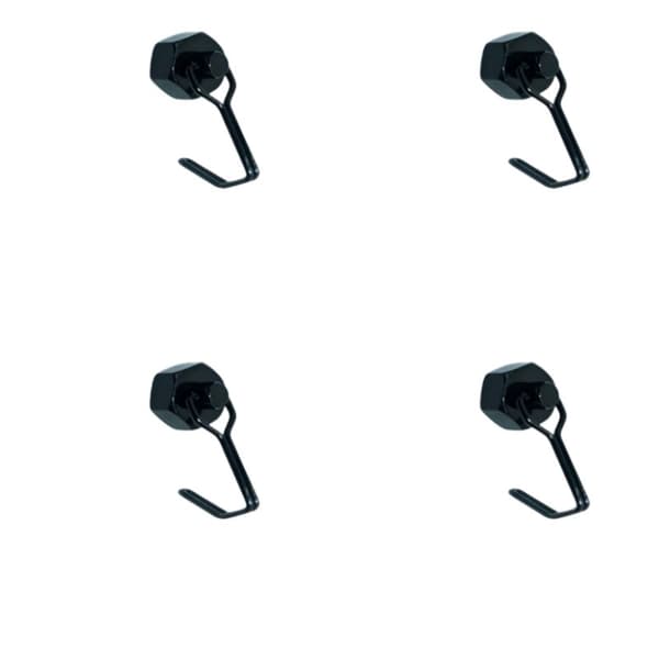 4 kpl magneettikoukkuja jääkaappiin, 180° pyörivät vahvat magneettikoukut 0