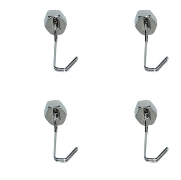 4 kpl magneettikoukkuja jääkaappiin, 180° pyörivät vahvat magneettikoukut 0
