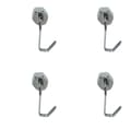 Pikkukuva 1 / 6: 4 kpl magneettikoukkuja jääkaappiin, 180° pyörivät vahvat magneettikoukut 0