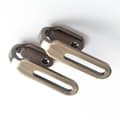 Miniatyrbillede 2 af 2: INF 2-Pack Curtain Wall kroge, zink legering draperi kroge til væg