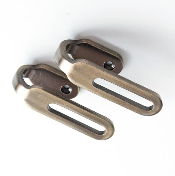INF 2-Pack Curtain Wall kroker, sink legering draperi kroker for vegg