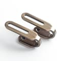 Miniatyrbilde 2 av 4: INF 2-Pack Curtain Wall kroker, sink legering draperi kroker for vegg