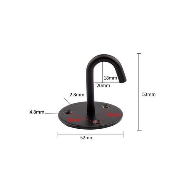 INF Heavy Duty J-Hook Takkrok i rustfritt stål