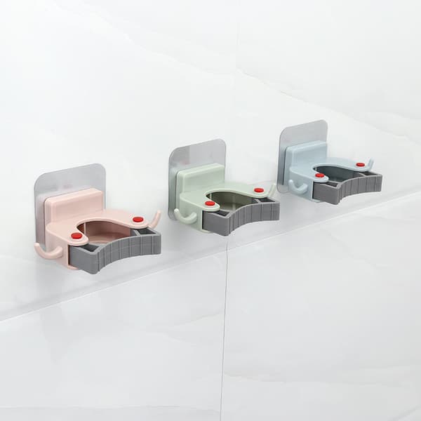 INF Veggmontert moppholder med selvklebende tape