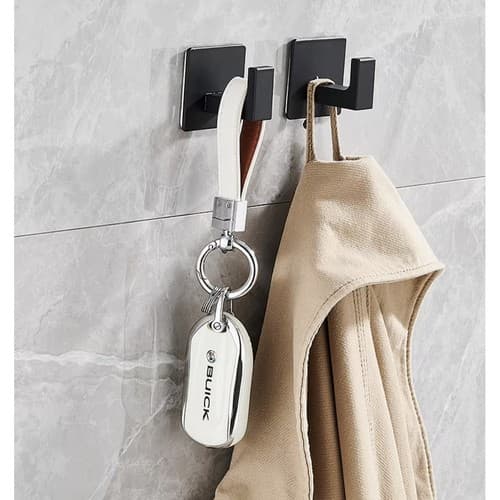 4-Pack - Självhäftande Krokar / Handdukskrokar - Hängare