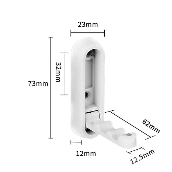 INF Elegant Folding Wall Hook - Pladsbesparende knager til væg (2-pak)