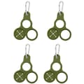 Miniatyrbilde 1 av 4: INF Silikon Vannflaskeholder Klips - 4 Pakning Grønn