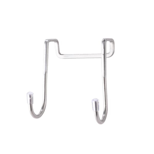 INF Kaksinkertainen S-koukku - 2,5 cm, 2 kpl, ruostumattomasta teräksestä Hopea