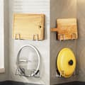 Miniatyrbillede 4 af 4: INF Rustfrit stål svampeholder: Selvklæbende, dræning, køkkenorganisering