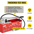 Miniatyrbild 6 av 10: 25 bar hydrostatisk trycktestpump med 12L tank, tvåenhetsmätare, tvåventilssystem, förtjockad slang, exakt mätning, lätt att använda