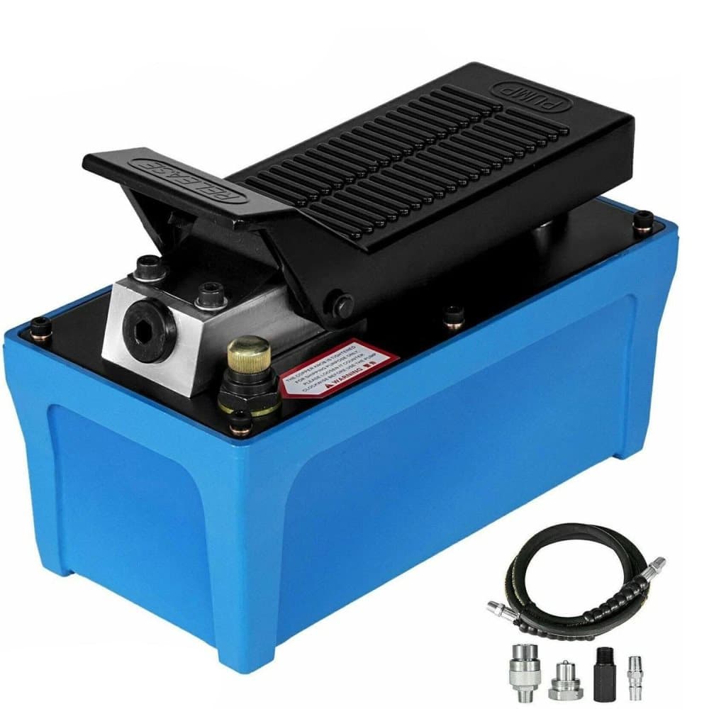 Mångsidig 10000PSI pneumatisk hydraulisk fotpump kit, standardinlopp/utlopp