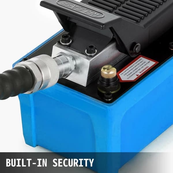 mångsidig 10000 PSI pneumatisk hydraulisk fotpump kit, standardinlopp/utlopp