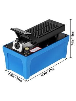 mångsidig 10000 PSI pneumatisk hydraulisk fotpump kit, standardinlopp/utlopp