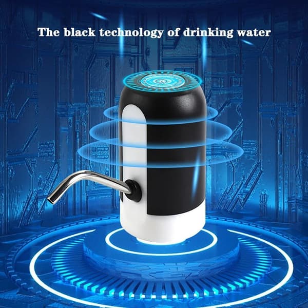 4W 5V trådlös automatisk elektrisk vattendispenserpump, vattenflaska pump, USB-laddning, enknappsvatten
