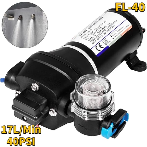 Membranvattenpump, högt tryck, självansugande, FL-30 10L 17PSI