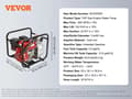 Miniatyrbillede 2 af 2: 7HK Benzinmotor Vandpumpe, 265 GPM Flow, 3-tommers Indløb/Udløb,3 tommer 265GPM