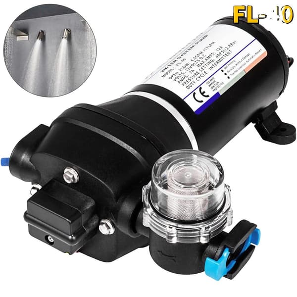 Vandpumpe, 10L/min flowhastighed, højtryksforstærker,FL-40 17L 40PSIFL-40 17L 40PSI