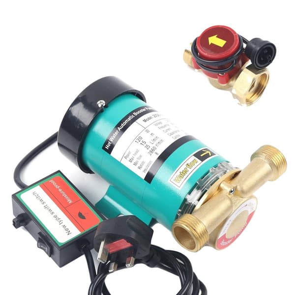 Boostertrykspumpe, Maksimal Flow Rate 25L/min, Automatisk Drift,grøn