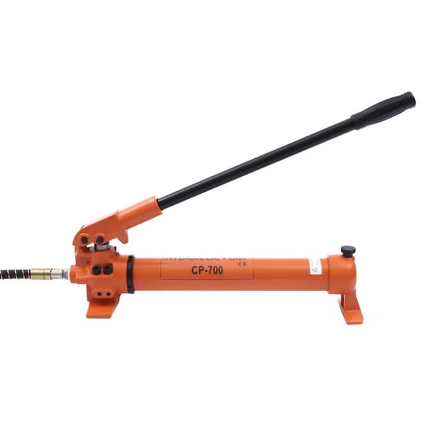 Hydraulisk manuell pump, hög utgångstryck 70MPa, 900cc oljemängd,ORANGE RÖD