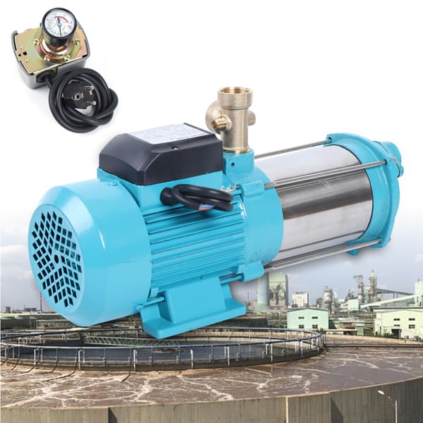 DC Bärbar Vattenpump, Hög Flödeshastighet 4000L/h, 1300W Effekt,220-230 V, EU