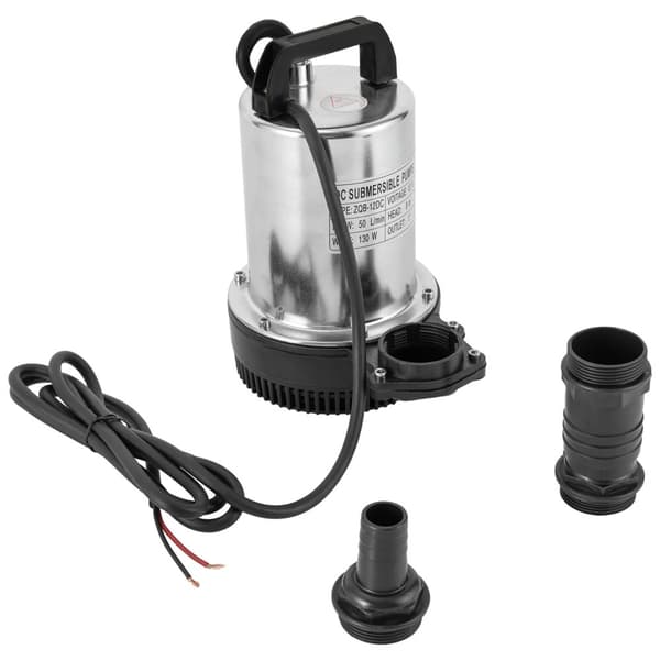 Dykpumpe, 160W effekt, 50L/min flowrate,12V, EU