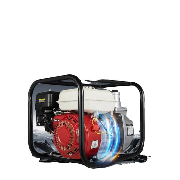 Benzinmotor Vandpumpe, 6,5 hk Effekt, 28 meter Pumpeløft,MULTI