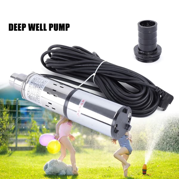 Well Submersible Pump, 280W Effekt, 16L/min Flödeshastighet, 40-60m Lyft