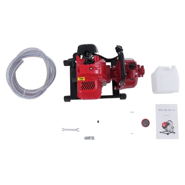 Bærbar Vandpumpe, 2-Takts Motor, 1,7HK Effekt,220V, EU