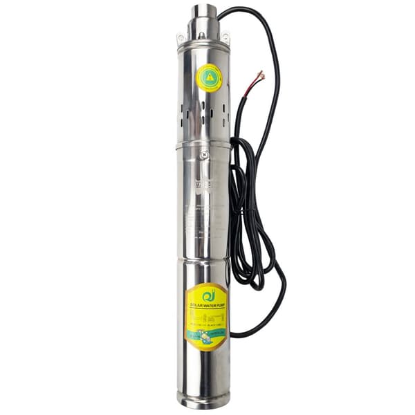 400W Aurinkoenergialla toimiva DC-syväkaivopumppu, Maksimivirta 2T/h, Sisäänrakennettu ohjain,DC 48V, 400W