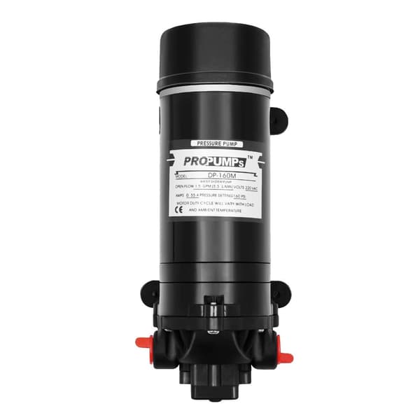 Selvprimende boosterpumpe, 120W effekt, 160 Psi maksimalt tryk,EU, 220V