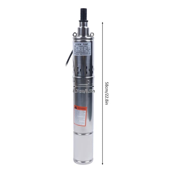 Upotettava vesipumppu, 500W moottori, 100 metriä nostokorkeus,220-240V, EU