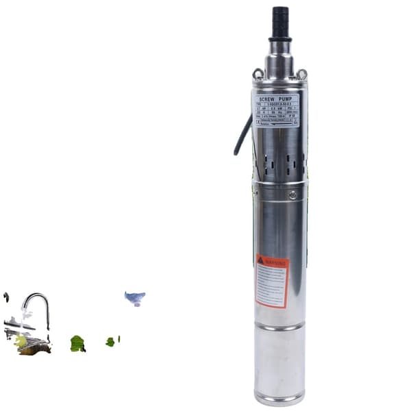 Upotettava vesipumppu, 500W moottori, 100 metriä nostokorkeus,220-240V, EU