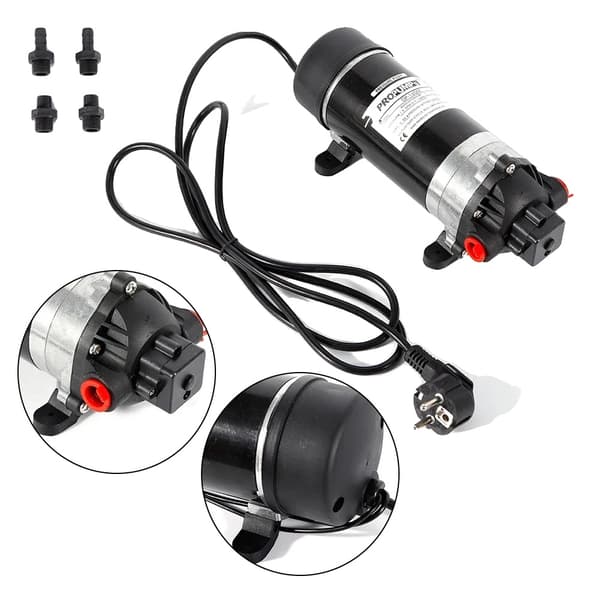 Vandforstærkerpumpe, 120W effekt, selvprimende design, maksimalt tryk 160Psi