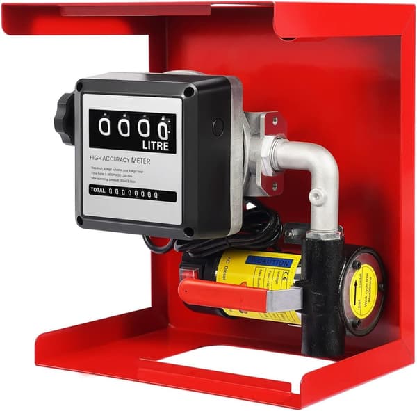 Itseimevä dieselpumppu, 200W teho, 50L/min virtausnopeus, täydellinen tankkaussarja
